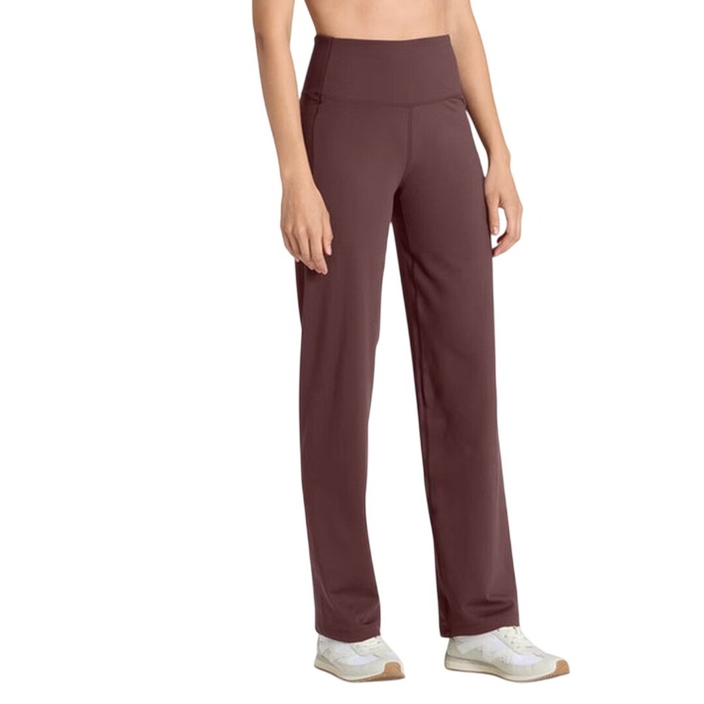 All in Motion Women's Brown Dynamic Flex Straight Leg Pants Size Small
